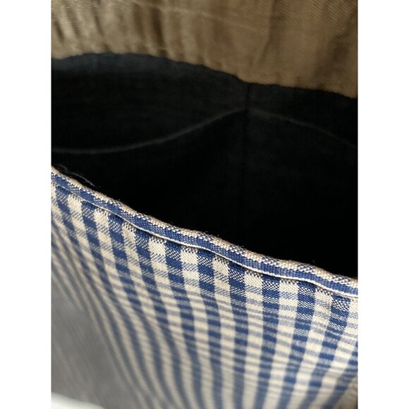 VINTAGE 70'S ORVIS MEN'S BLUE AND WHITE CHECKED BLAZER SPORTS COAT JACKET SZ 44L - Picture 6 of 9